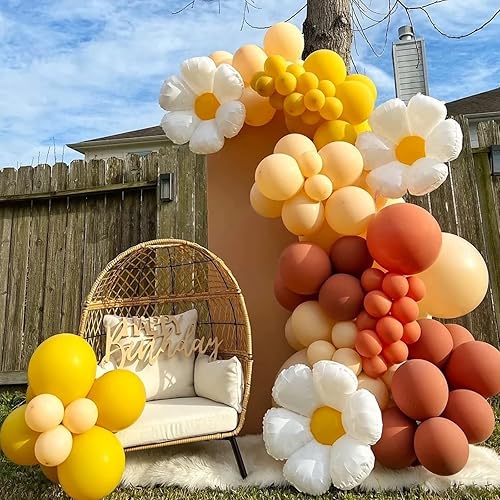 Miniatura 4 de 100 globos retro color albaricoque de 18 pulgadas + 12 pulgadas + 10 pulgadas + 5 pulgadas de látex para fiesta, globos de cumpleaños, globos de