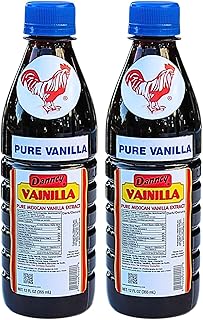 Danncy Vanilla Dark 12 fl oz (355 mL) 2 Pack – Authentic Mexican Vanilla Flavor