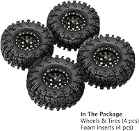 Vista 6 de INJORA Juego de Neumáticos de Rueda de 1.3" S5 Swamp Claw para Terreno de Lodo Neumáticos de 70 * 27mm para Vehículo de Control Remoto de Escala