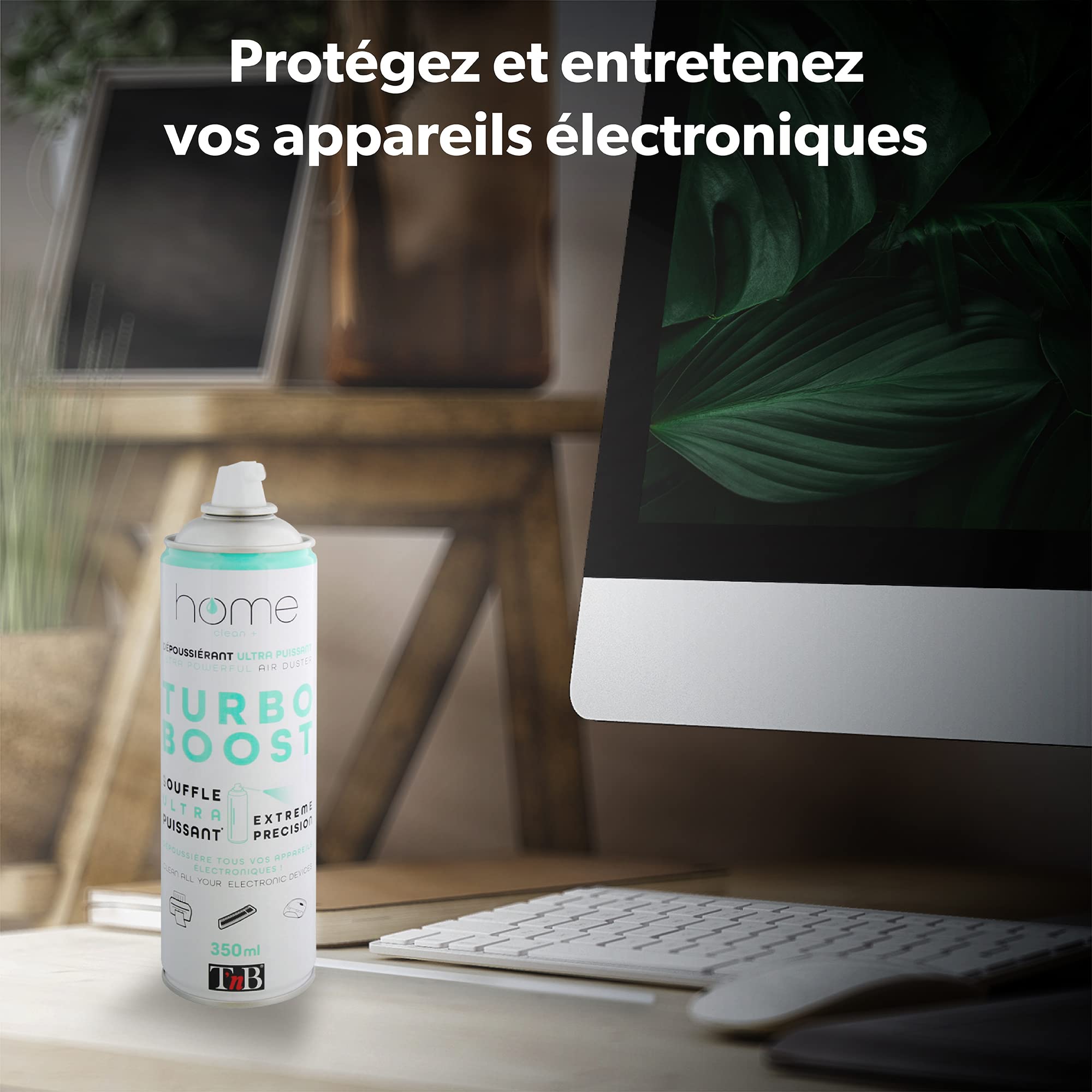 Dépoussiérant Spray Air Sec Ultra Puissant 5 Bars - Bombe 200ml Avec Buse Pour PC, Clavier, Appareils Électroniques