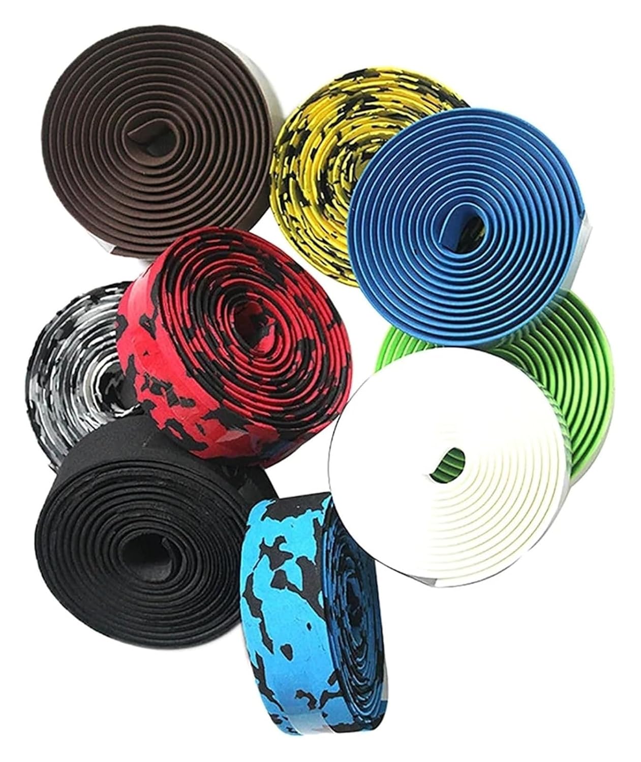 Handlebar Tape,Bike Handlebar Tape EVA Bicycle Handlebar Tape Cycling Mountain Bike Handle Belt Reflective Wrap Road Bike Belt(Black)