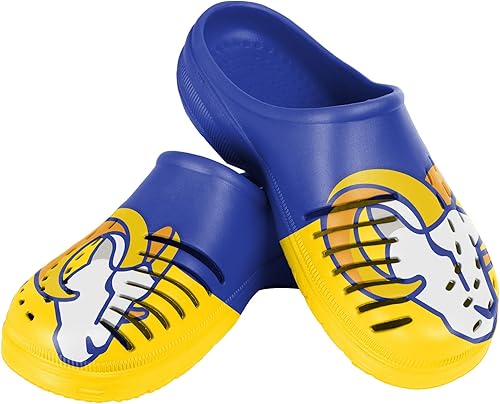 Miniatura 307 de FOCO - Sandalias de agua de jardín con logotipo de equipo de la NFL, para hombre Camuflaje tonal,logotipo grande de bloque