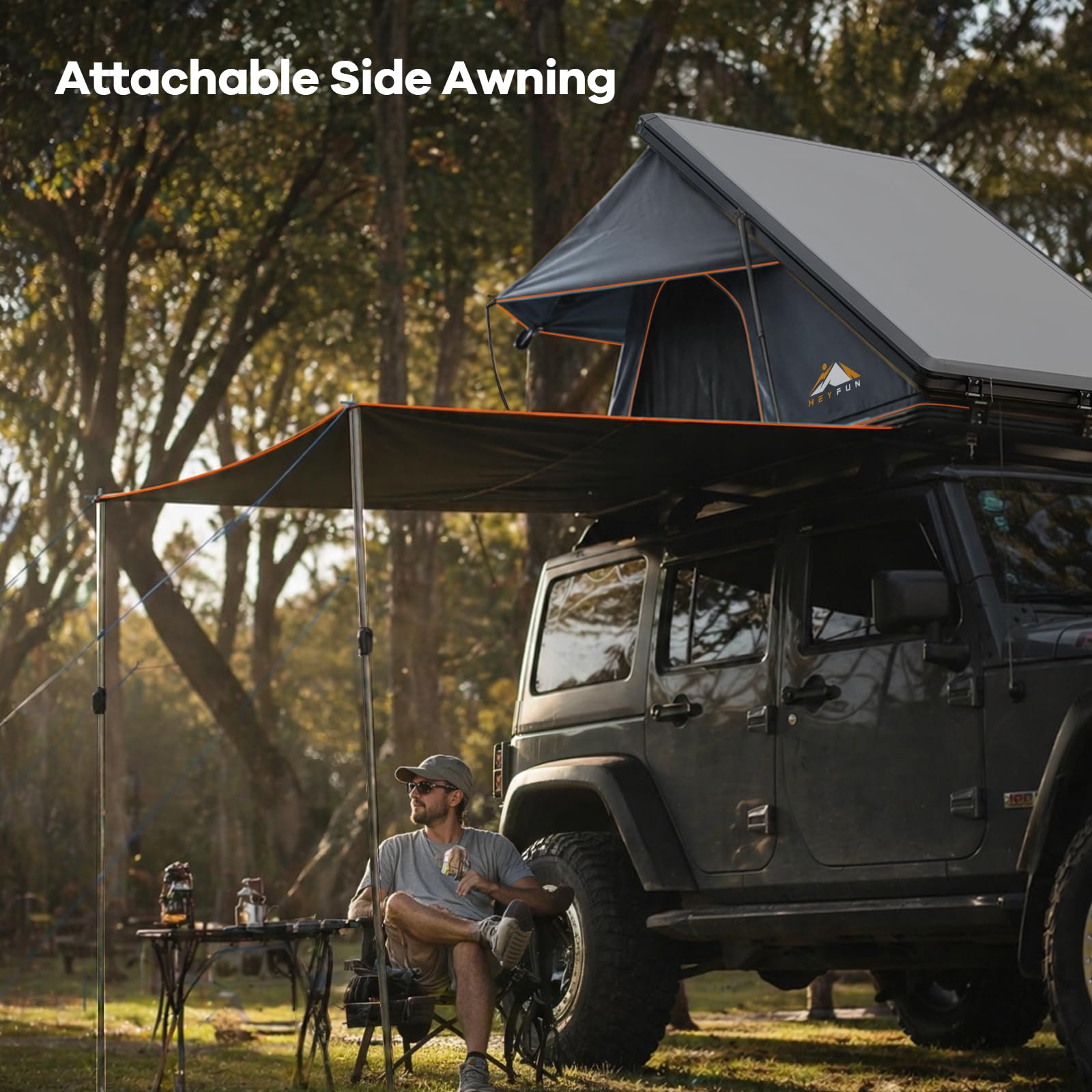 Adventurer Pro Rooftop Tent Hard Shell - Key Features