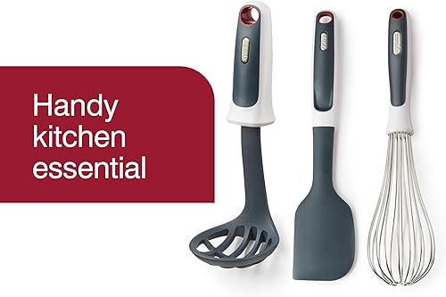 Miniatura 2 de Zyliss Mini triturador y cuchara, mini batidor y espátula de silicona para accesorios de cocina, 3 piezas