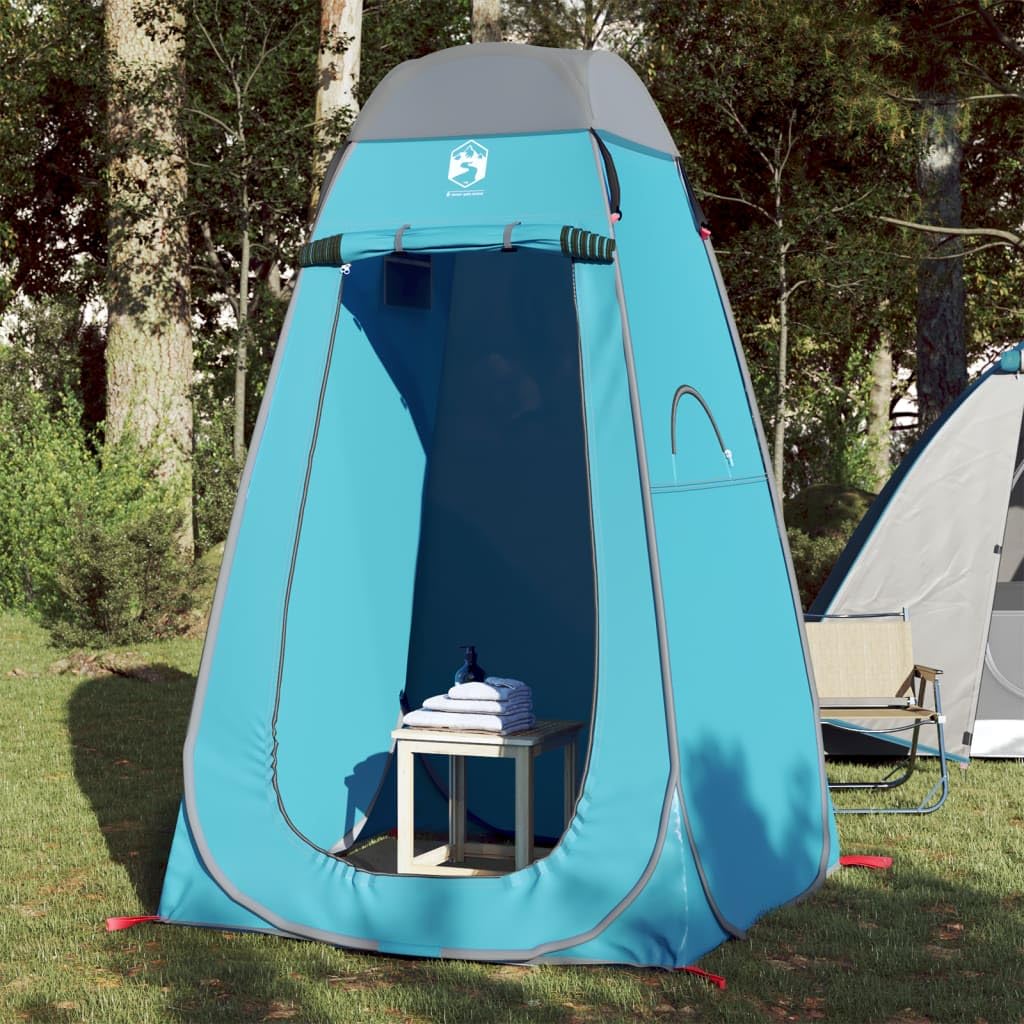 ShGaxin Sichtschutzzelt Blau Pop-Up Wasserdicht, Duschzelt Camping, Toilettenzelt, Campingtoilette, Heckzelt, Campingklo - 4004135