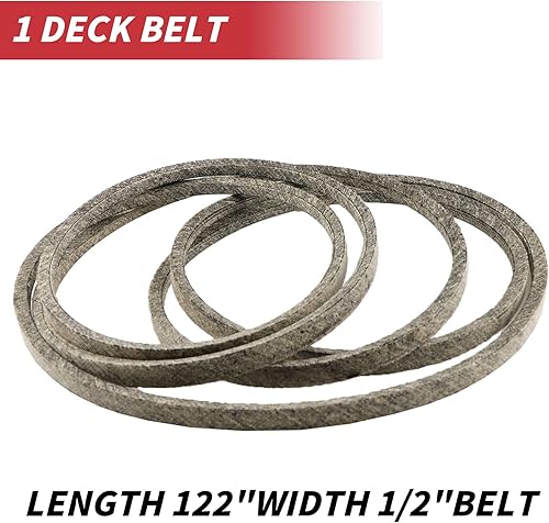 Miniatura 7 de Kit de reconstrucción de cubierta de cortacésped de 46 pulgadas para Cub Cadet LT1045 LT1046 I1046, 3 husillos 618-0660 918-0660/3 cuchillas