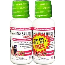LIQUID-VET K9 Itch & Allergy Advanced - Omega-3s, MSM & Vitamin E