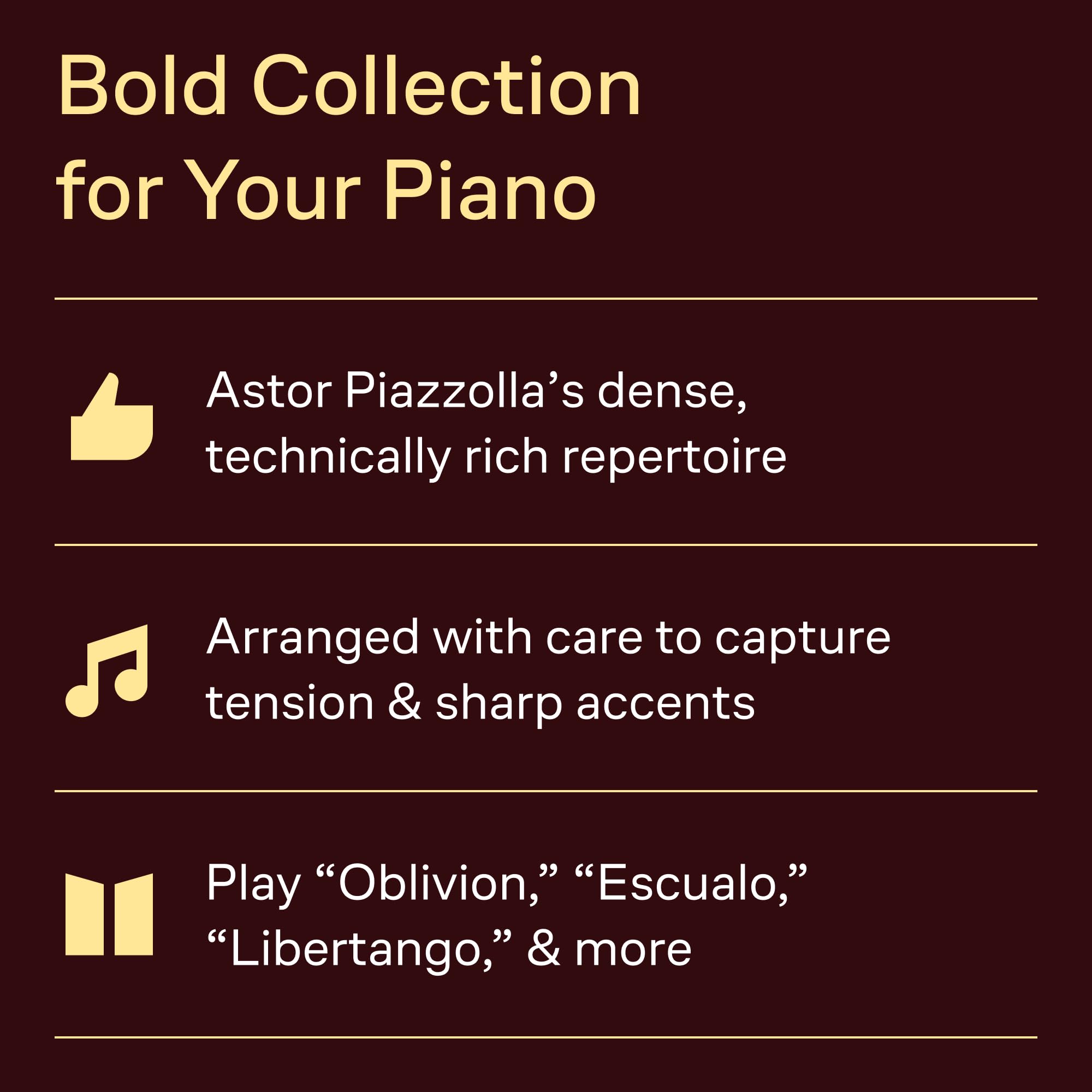Astor Piazzolla Piano Collection