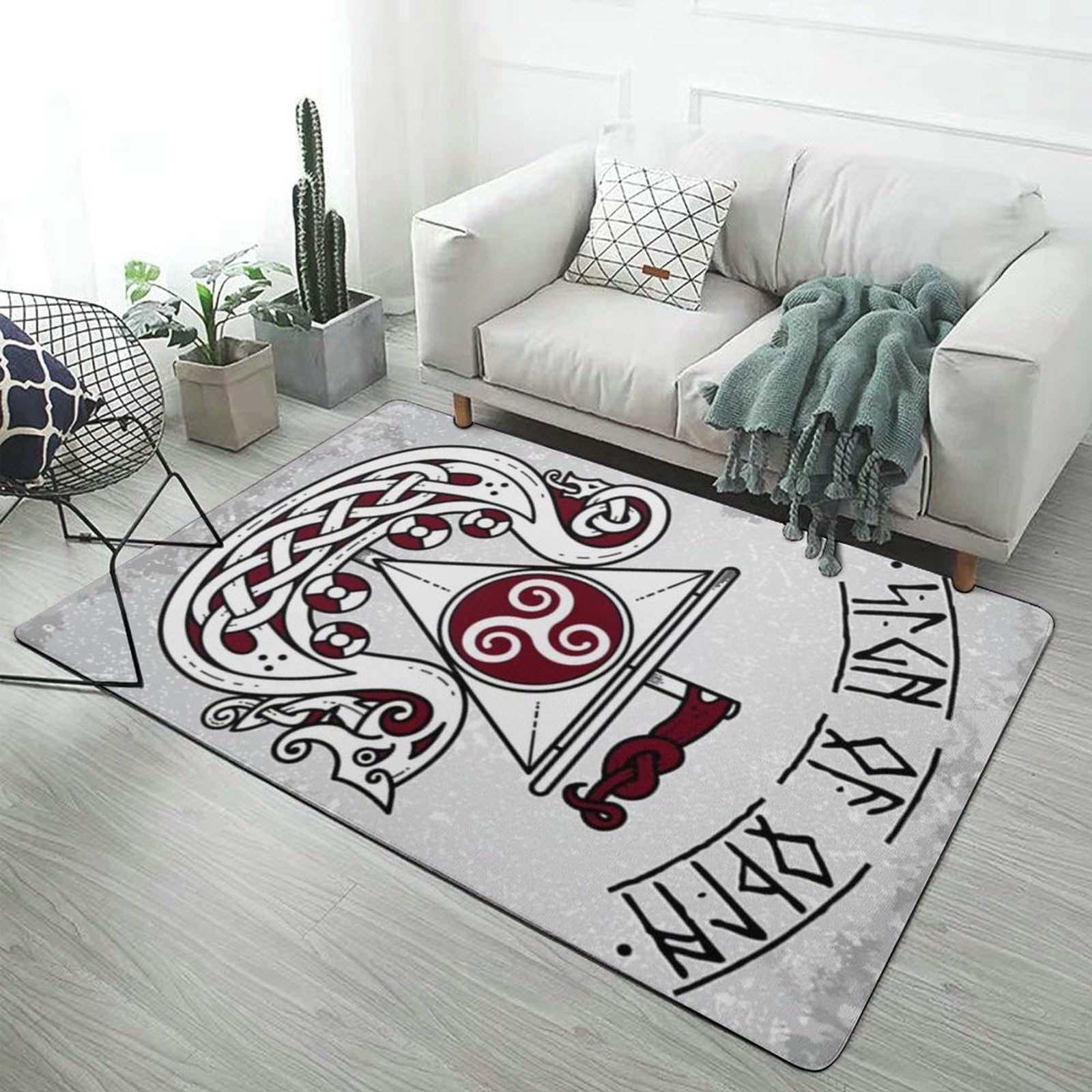 Tapis Viking doux anti-glisse tapis de grande surface lavable pour sols froids