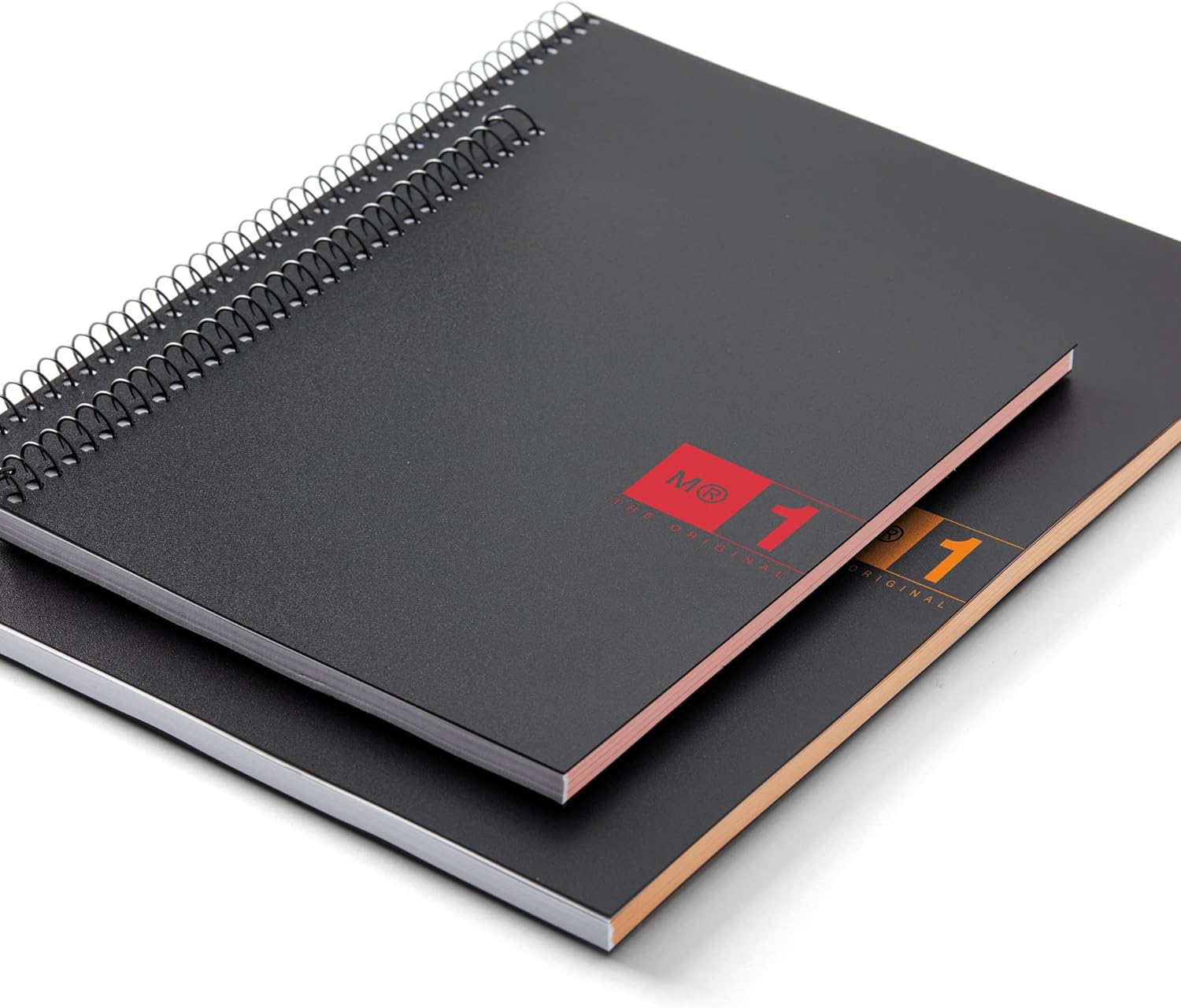 Miquelrius - Microperforated Spiral Notebook, Polypropylene Cover, Opaque A5 A5 red