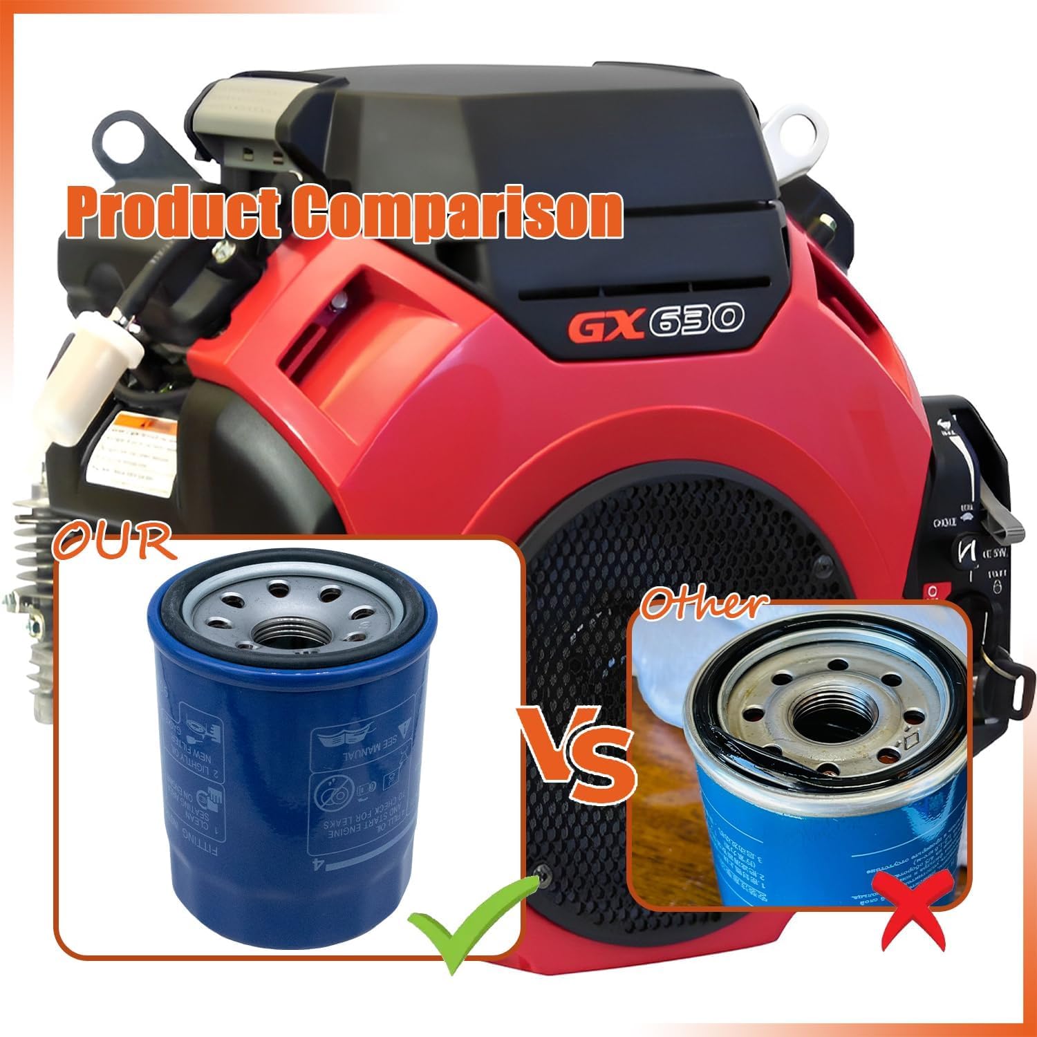 Amazon.com: (4 Pack) 15400-PLM-A02 Engine Oil Filter Compatible