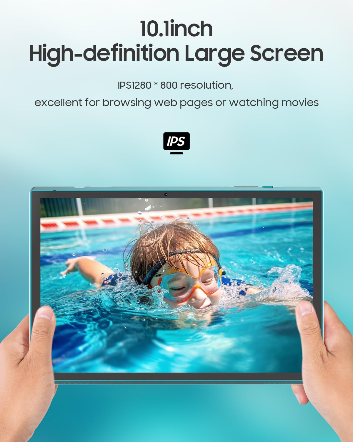 2 in 1 Tablet with Keyboard Case Mouse Stylus, 10 inch Tablet Android 14 Tablets PC, 6GB RAM+32GB ROM Support 1TB Expandable, 6000mAh Battery IPS 10.1" Tab 2MP+8MP Dual Camera WiFi-6 Bluetooth Tableta