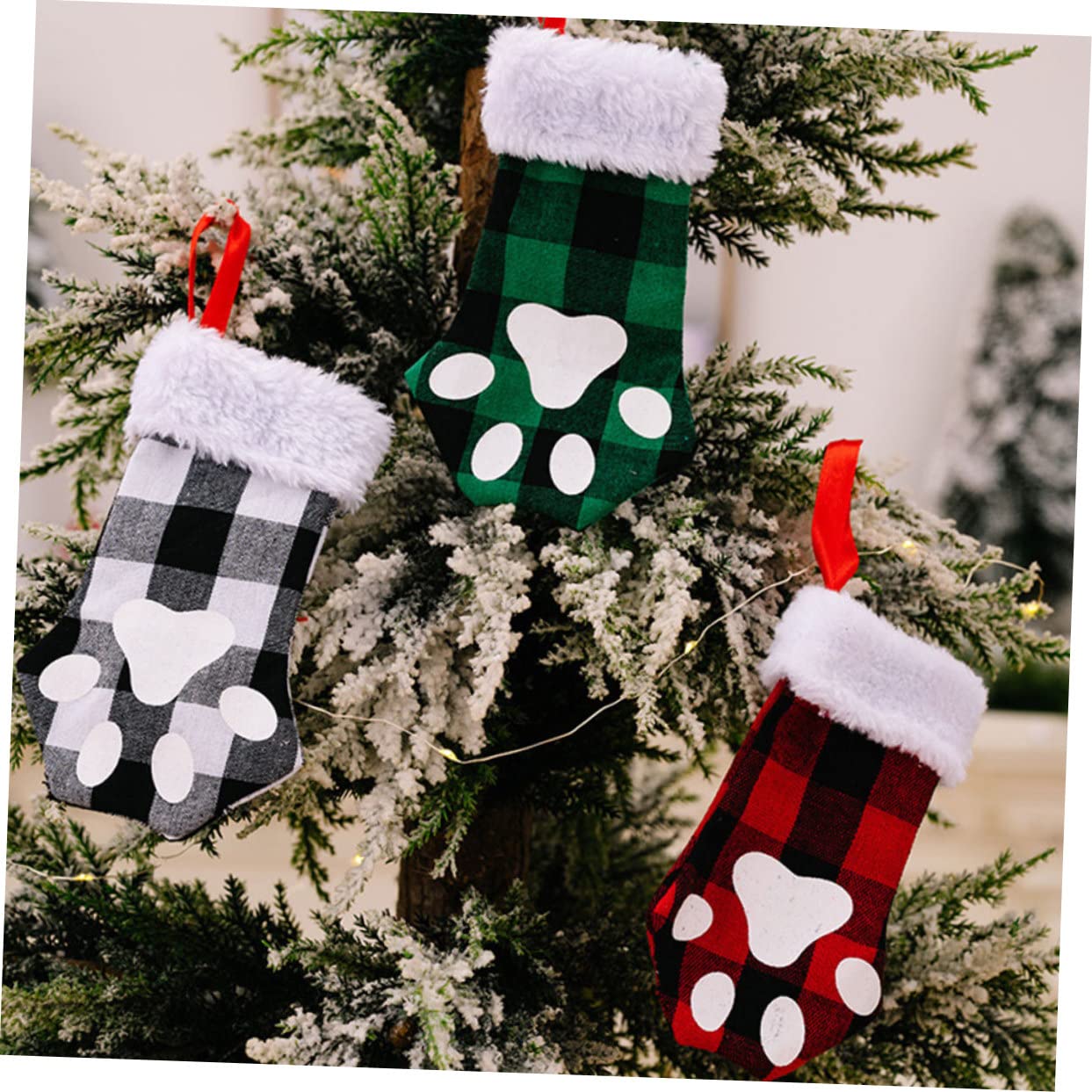 MAGICLULU 15pezzi Forma per Natale Sacchetti per e Decorazioni Natalizie per Feste per Tavole Festa e Decorazioni Natale