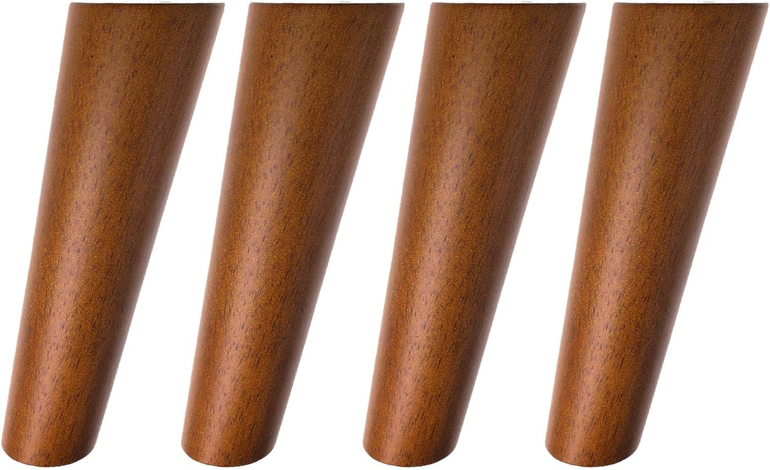 Buy BIKANI Round Solid Wood Furniture Legs Sofa Replacement Legs Mid