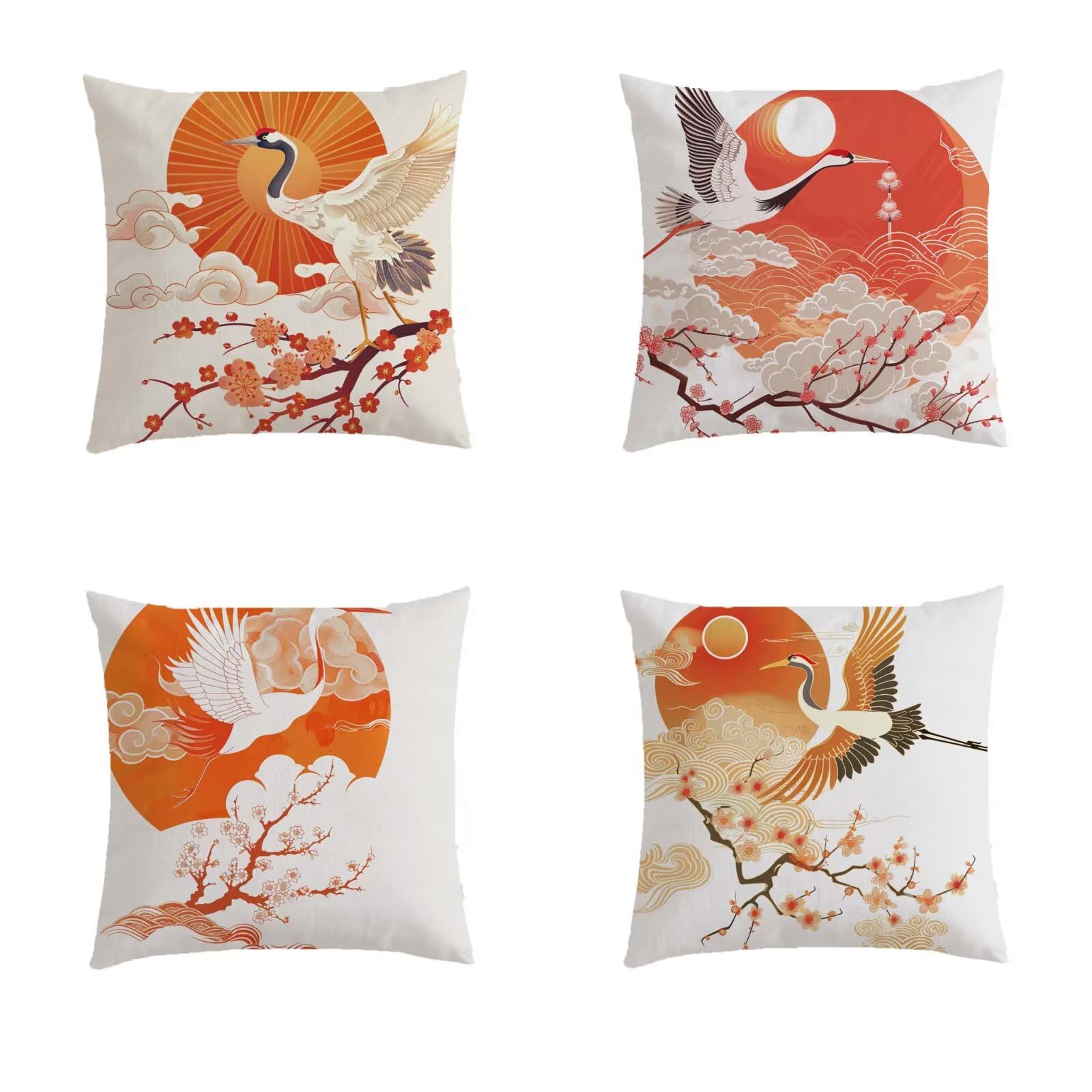Housse de coussin 70x70 cm avec fermeture éclair invisible anti-accroc