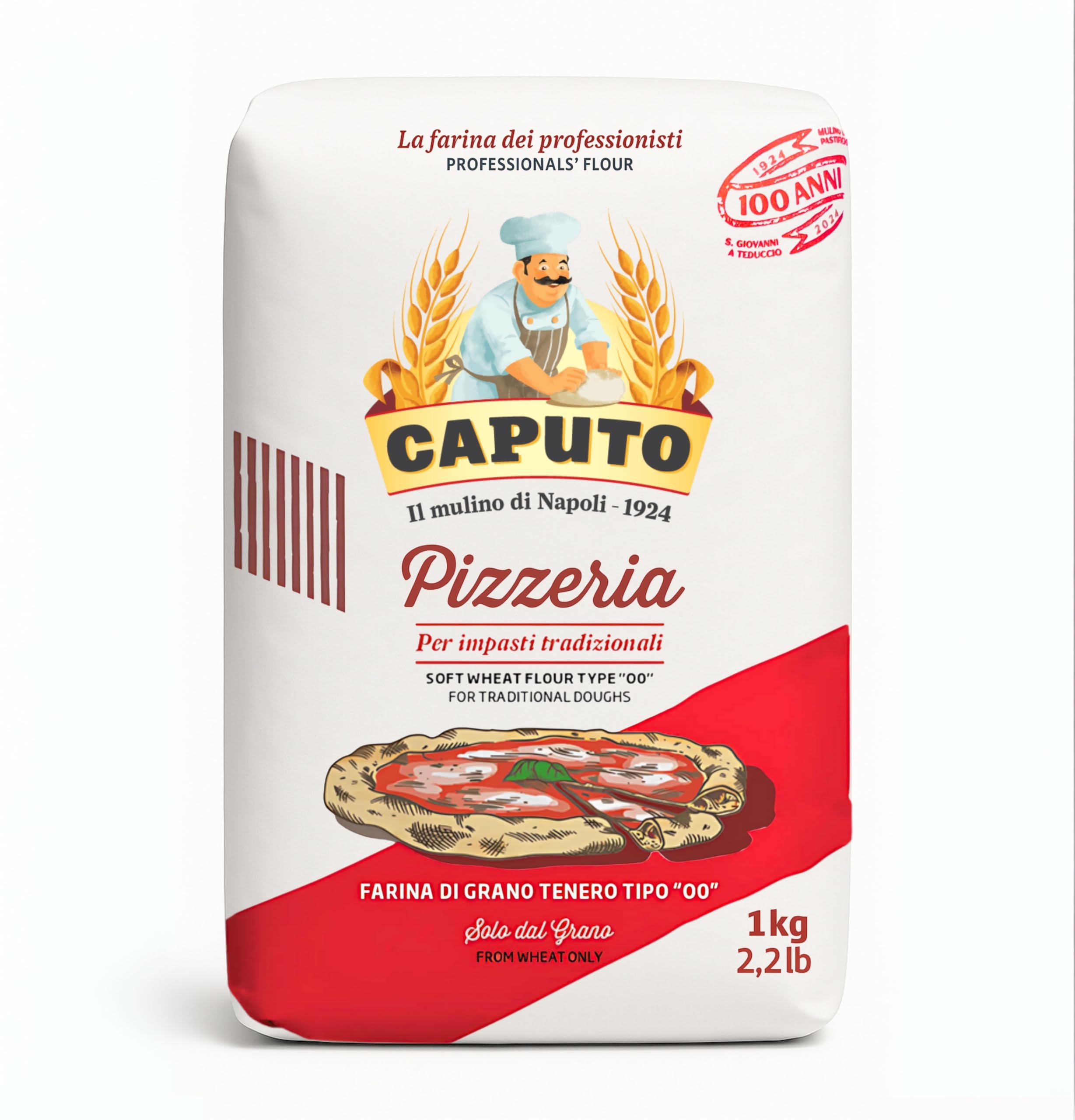 Caputo Pizzeria - Harina Italiana, Para Pizza Napolitana Clásica - Distribuido por Laborawi (2 Kg) — view 10