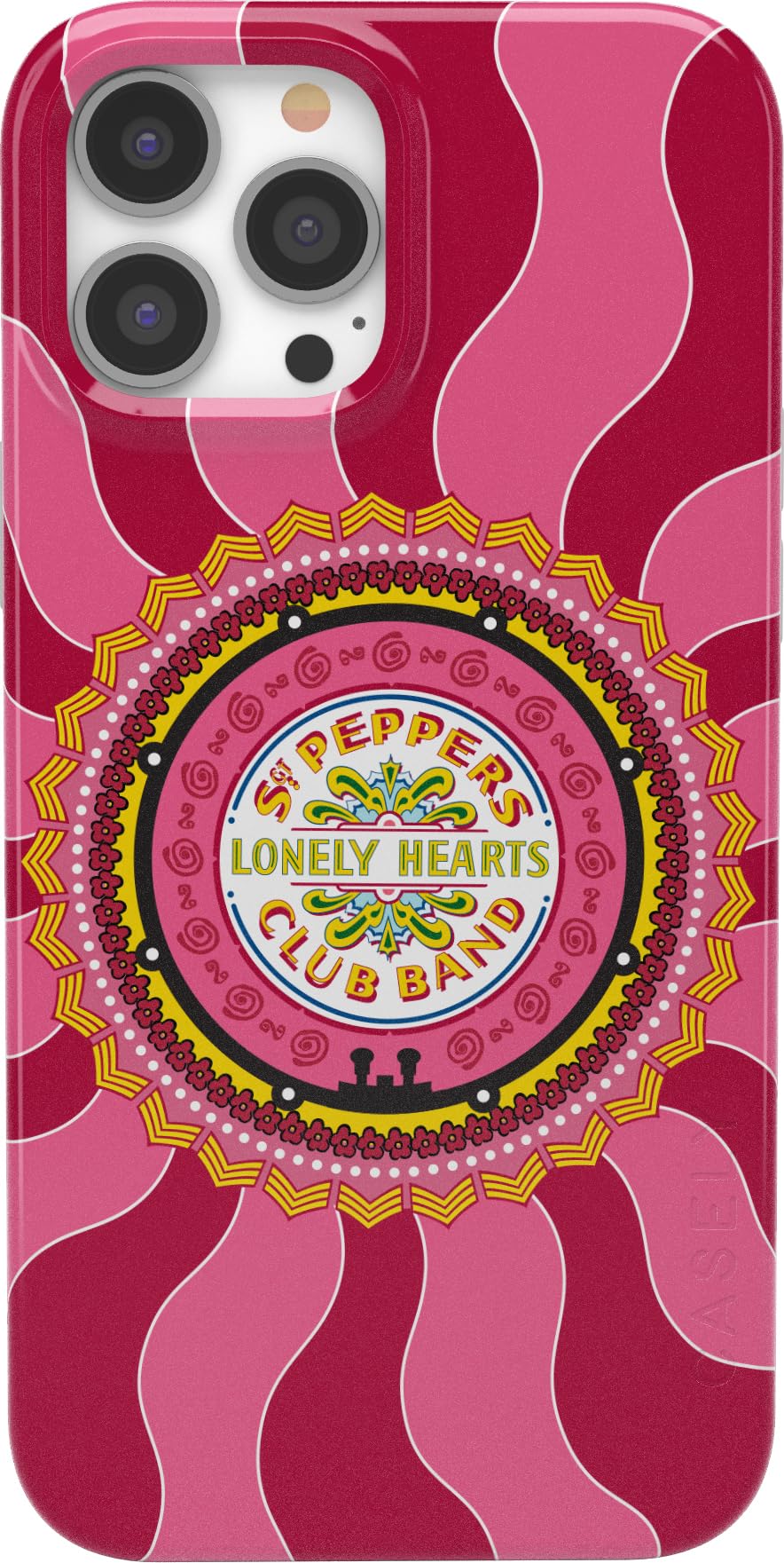 Casely Case Designed for iPhone 13 Pro | Beatles | Lonely Hearts Club | SGT. Pepper's | Classic Case Compatible with MagSafe