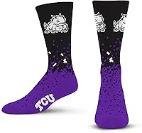 Vista 46 de For Bare Feet Calcetines de la NCAA para niños y niñas, unisex, Spray Zone Crew, para jóvenes