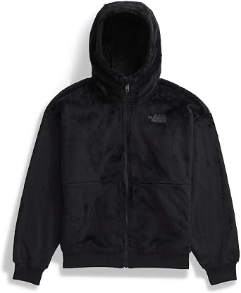 THE NORTH FACE Girls' Osito Full Zip Hoodie | Fleece Hooded Jacket With Hand Pockets & Durable Ribbed Collar