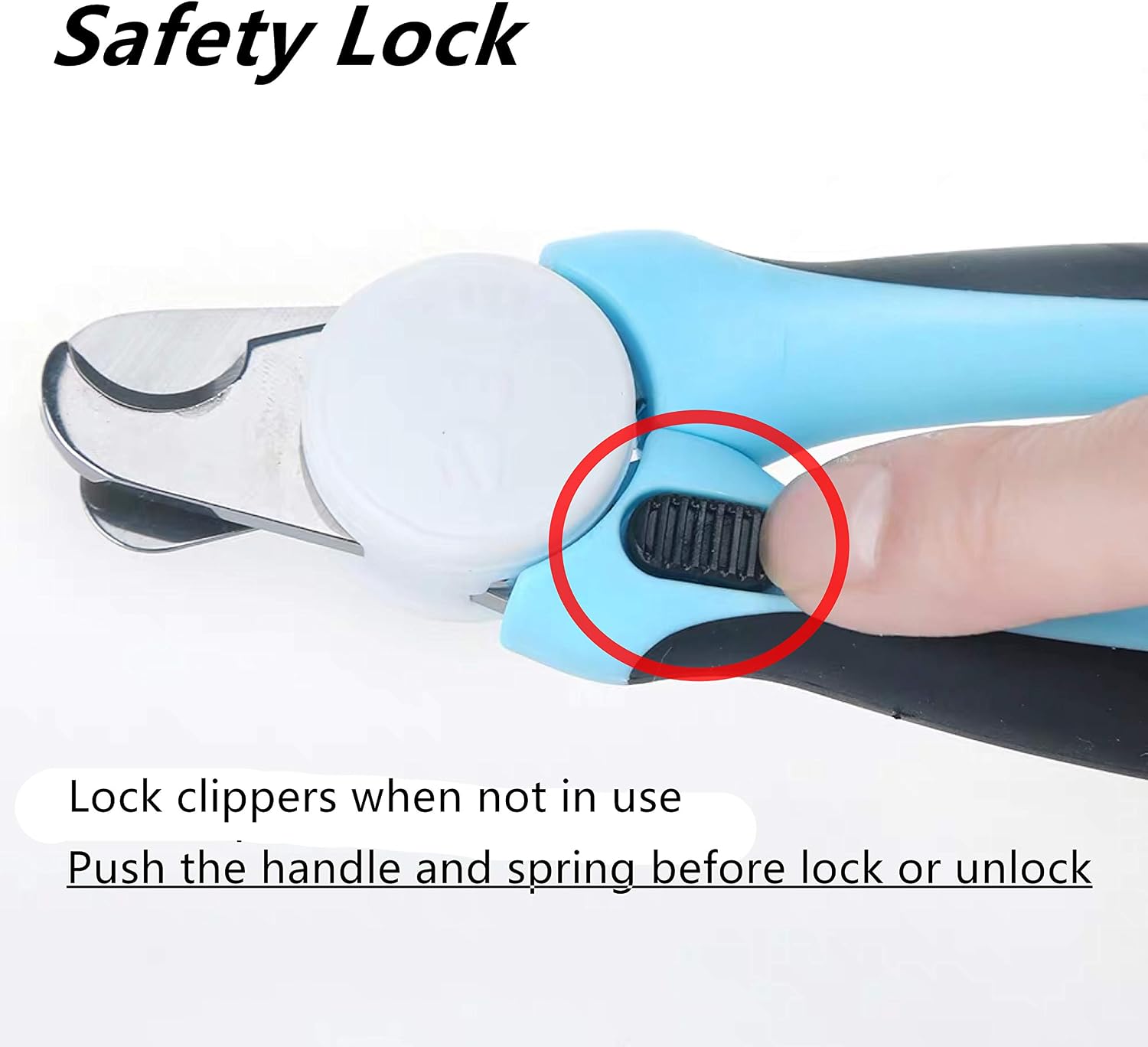 Dog Nail Clippers, with Safety Guard to Avoid Over Cutting and Free Nail File, Dog Nail Trimmers Best for Medium and Large Dogs