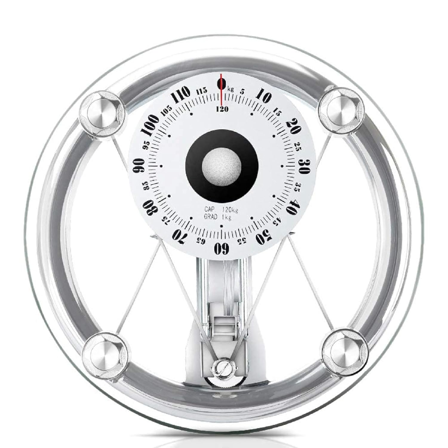 Mechanical Bathroom Scale, Transparent Health Weight Scales
