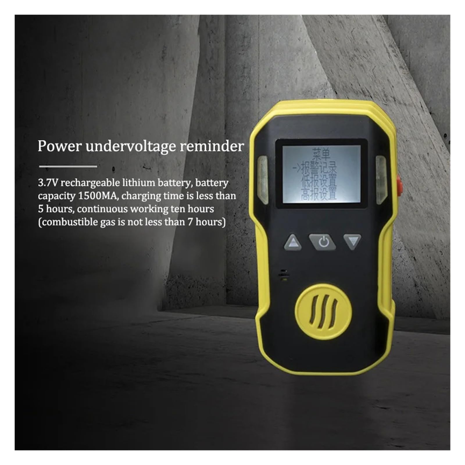 Detector de Gas con alarmas vibratorias, visuales y sonoras. Analizador Profesional Fugas NO2 for el Trabajo hogar Alta sensibilidad para Laboratorio