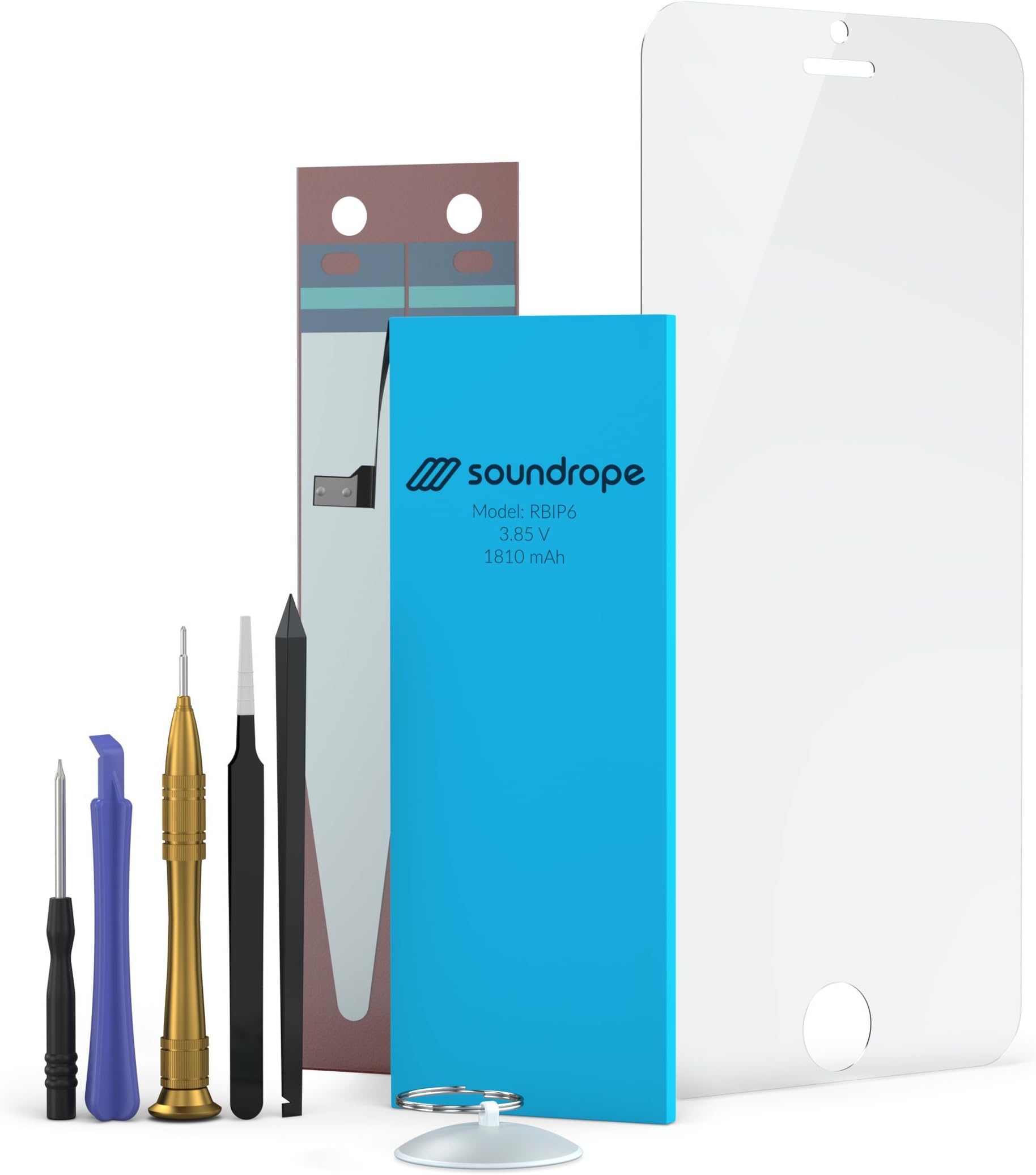 SoundRope Replacement Battery IP6 (1810mAh) | Comes with required tools for installation | (Not for 6+ or 6s) | 24 Month Warranty