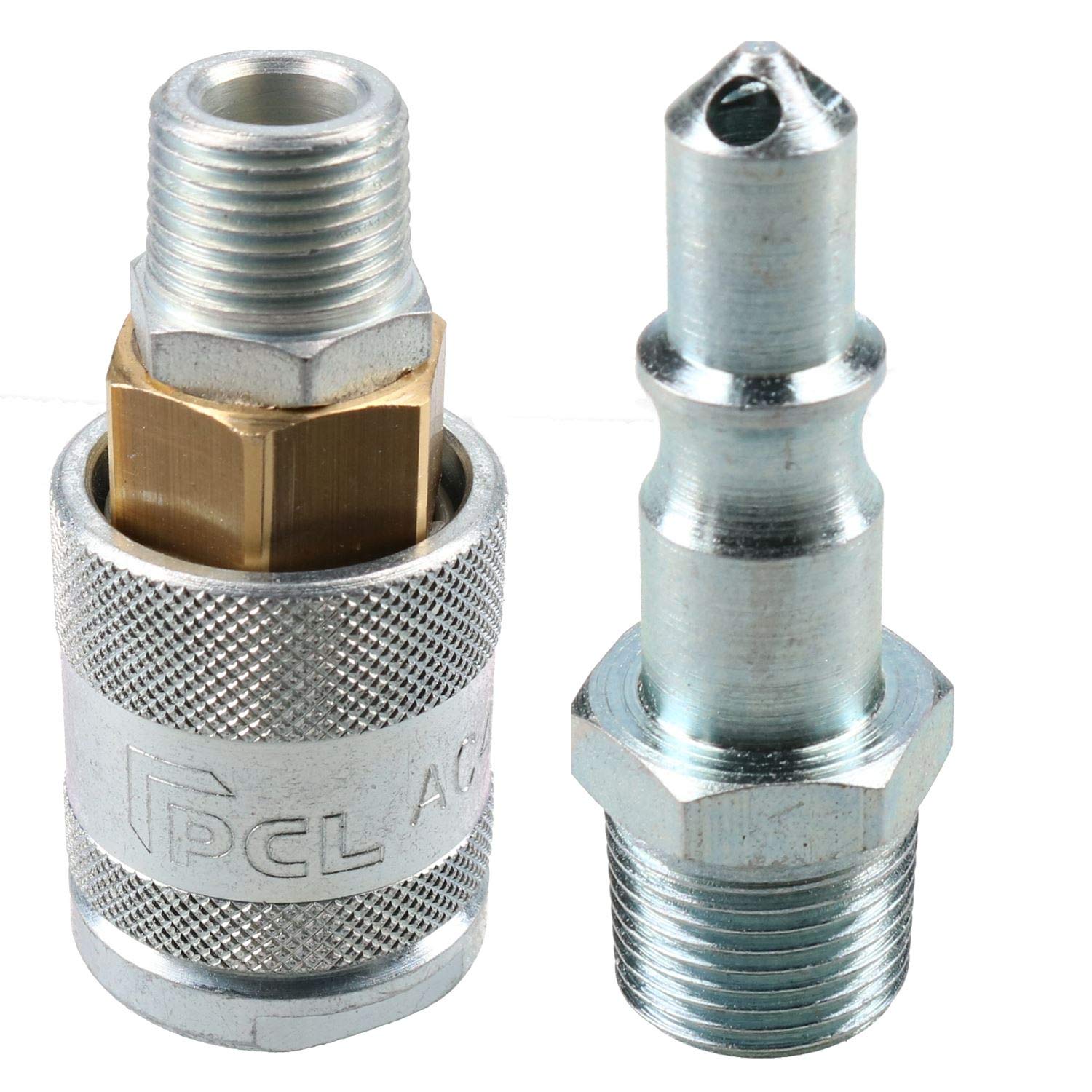 PCL-Serie 60 weibliche Kupplung 3/8" BSP-Aussengewinde & mannliche Montage