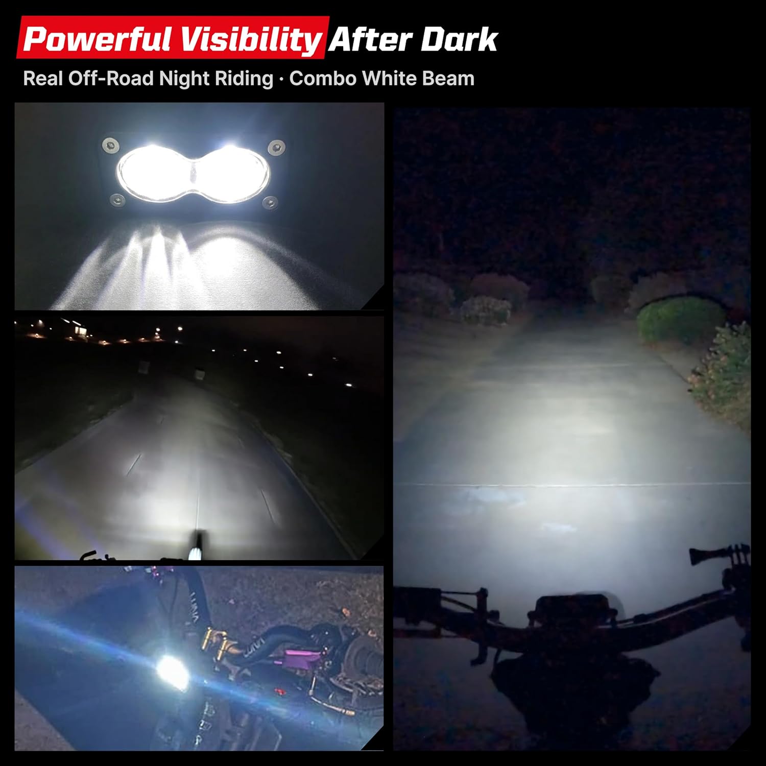 Upgraded Surron Light & Talaria Headlight - White Plug and Play Ebike Light Accessories for Sur Ron LBX/LBS, Talaria Sting MX3/MX4/MX5, Taparia, Segway X260/X160, ERide Pro, Rerode R1...