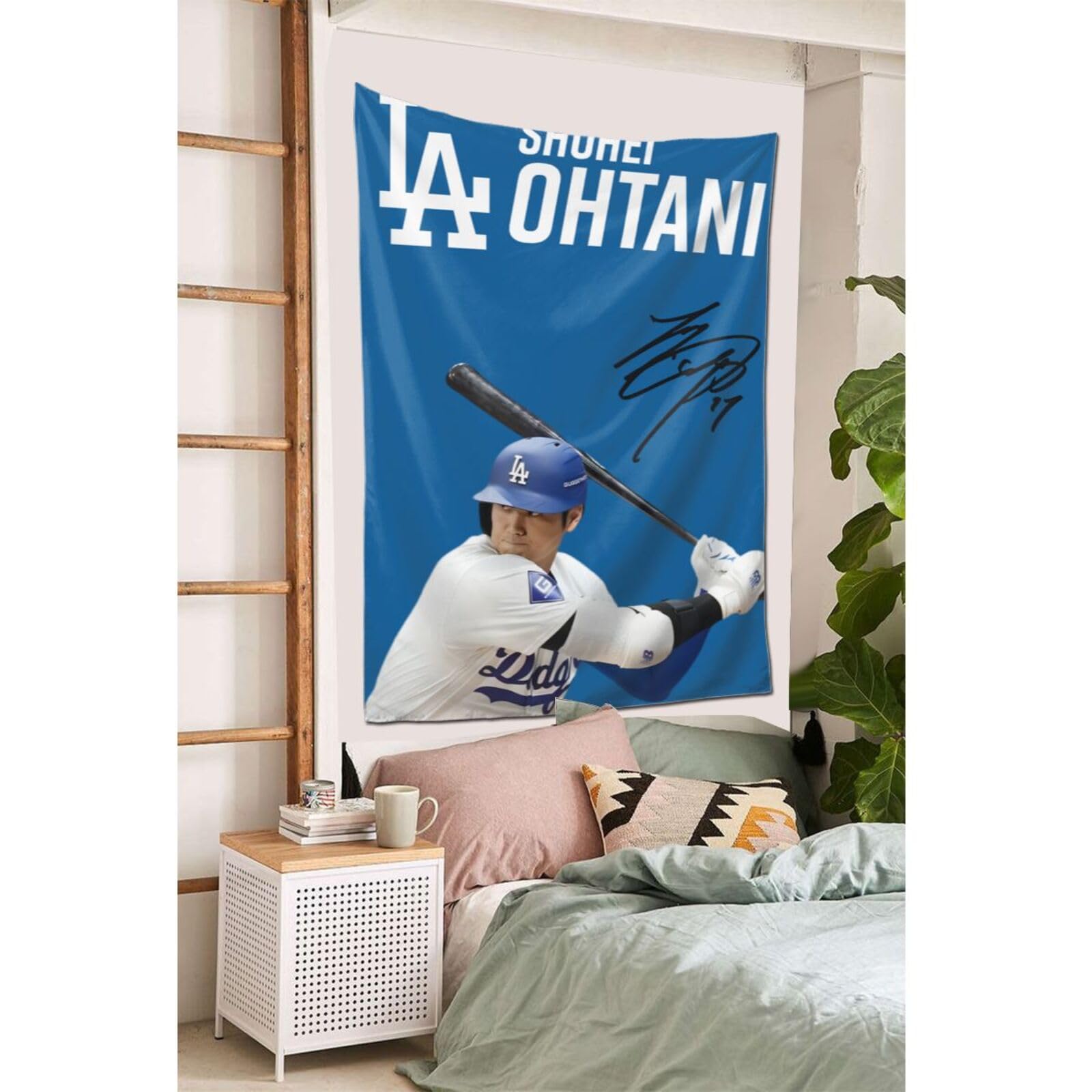 大谷翔平　タペストリーポスターセット Amazon.co.jp: 大谷翔平 ドジャースタペストリー 写真ポスター