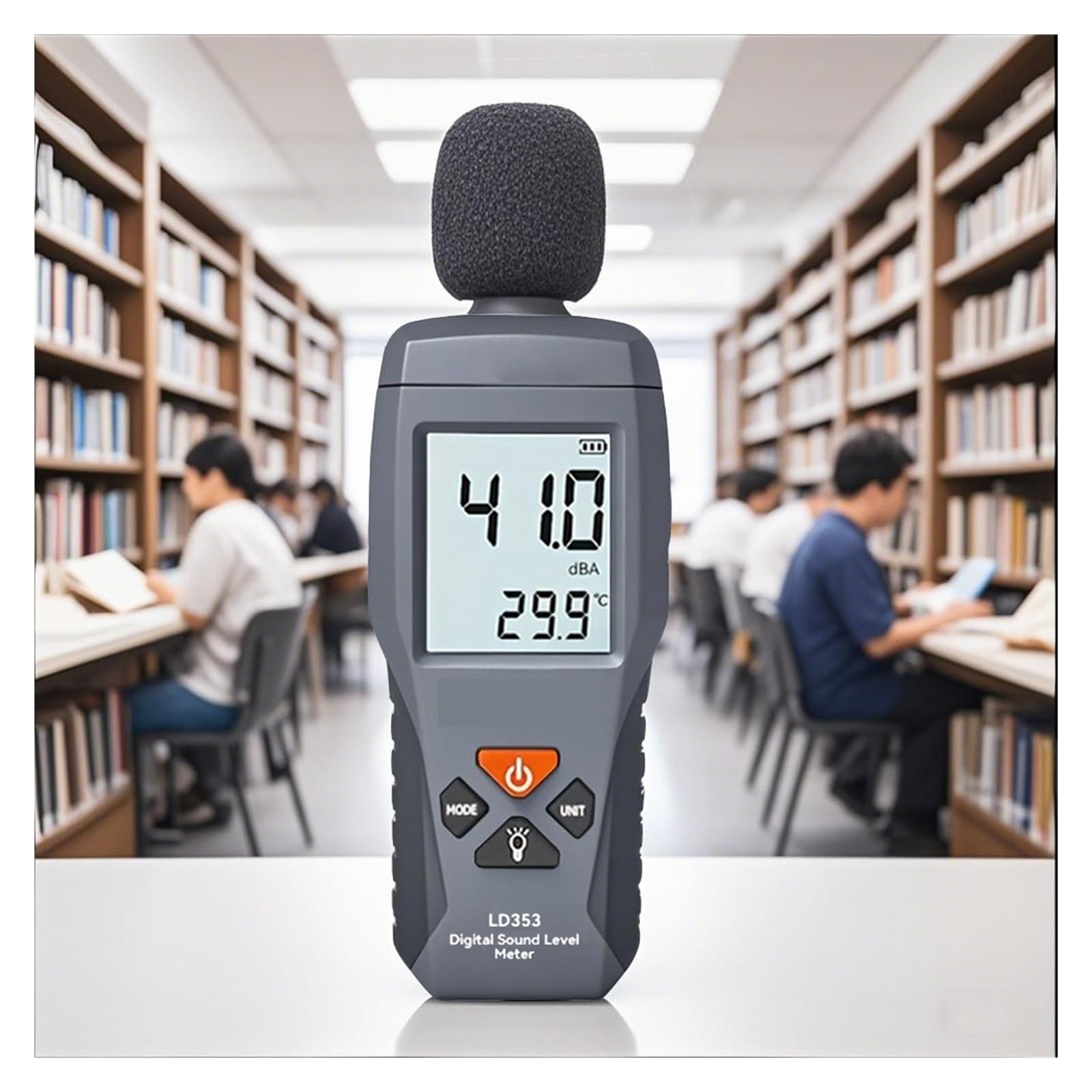 Miernik decybeli, Miniaturowy cyfrowy miernik poziomu dźwięku, hałasu, DB, monitor decybeli 30~130 dB