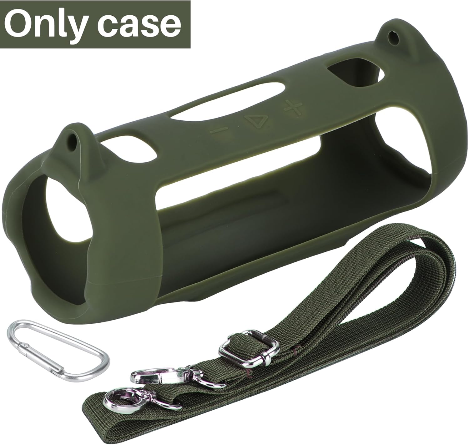 Silicone Cover Compatible with Charge 6 Portable Waterproof Drop-Proof Speaker (Green) - Image 2