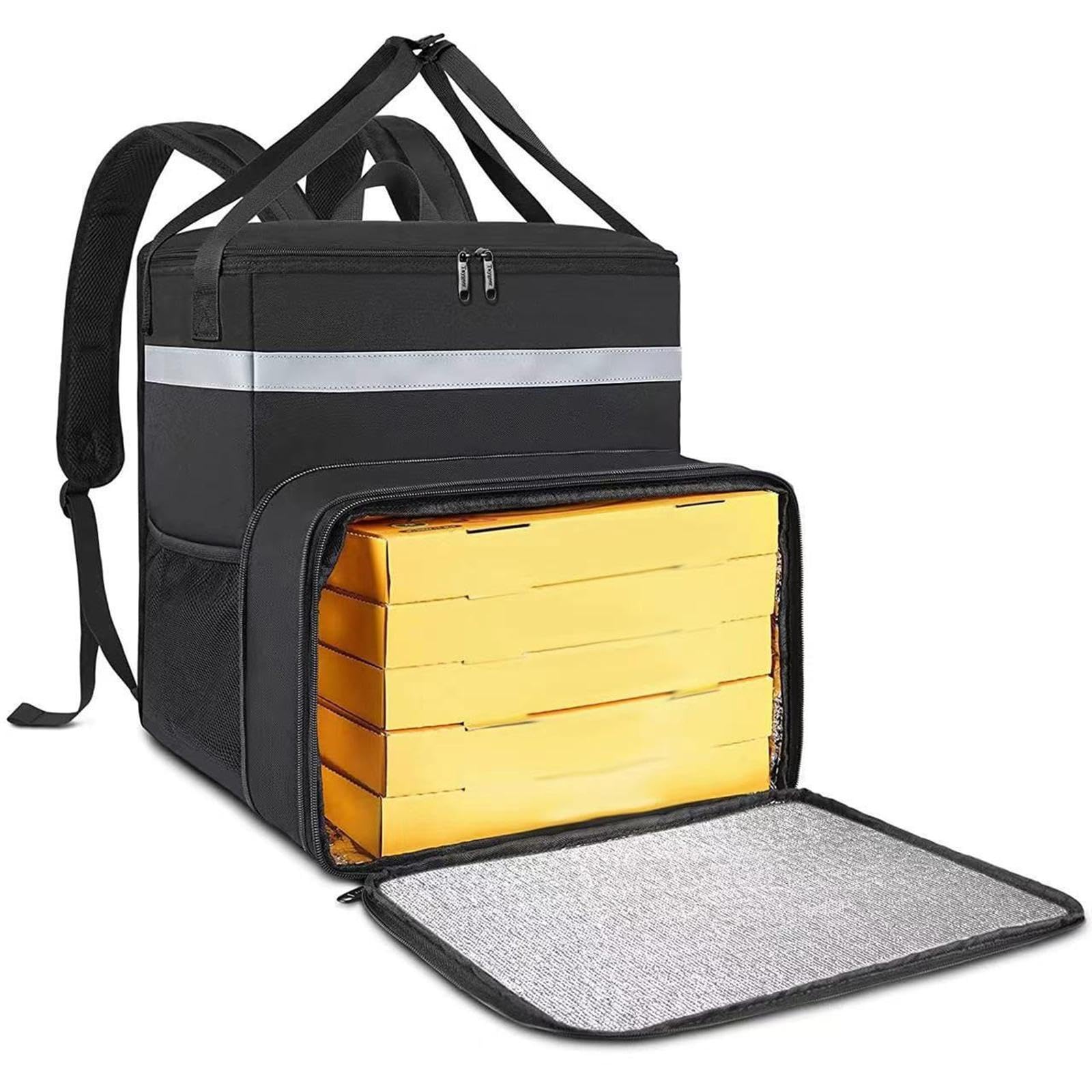 Mochila para Reparto de Comida, Mochila Isotérmica para Reparto de Comida, Bolsa de Transporte de Alimentos, Bolsa Isotérmica para Fiestas de Camping.
