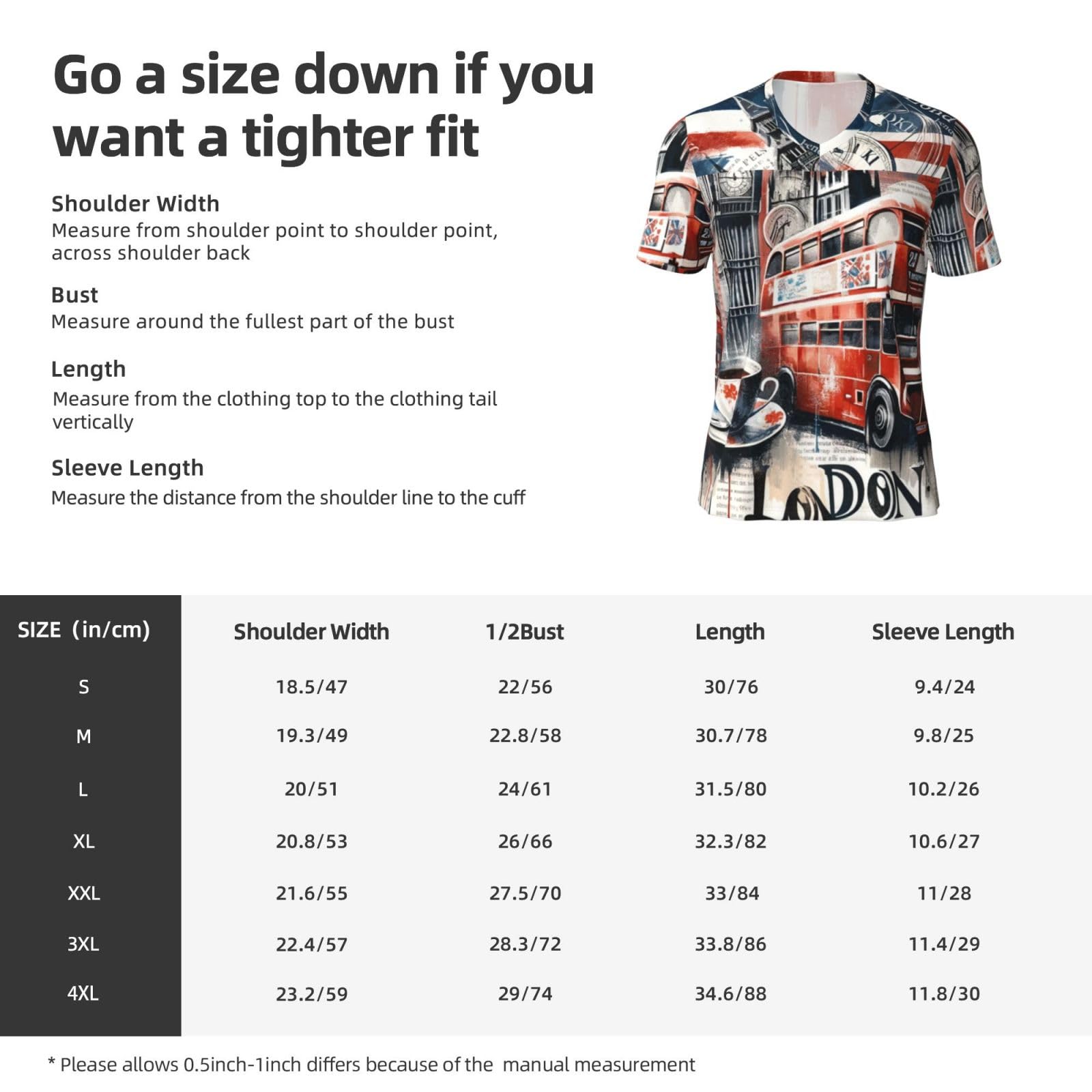 Stylish Athletic Sports Jersey London-British-Vintage Men's Rugby Jersey 4X-Large Black