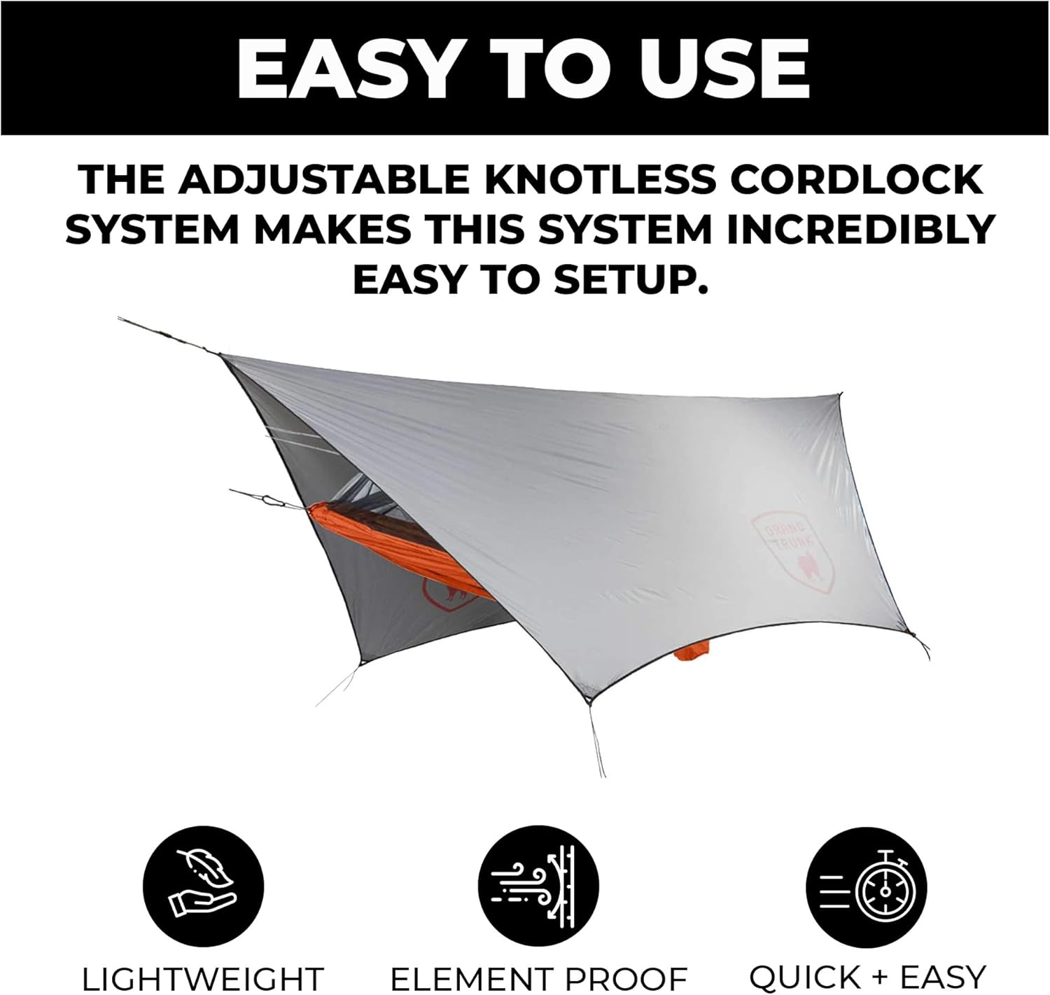 Grand Trunk Air Bivy All-Weather Shelter & Hammock | Skeeter Beeter XT with Hexfly Rainfly | 400 lb Capacity | Bug Net, Stakes & Suspension Included