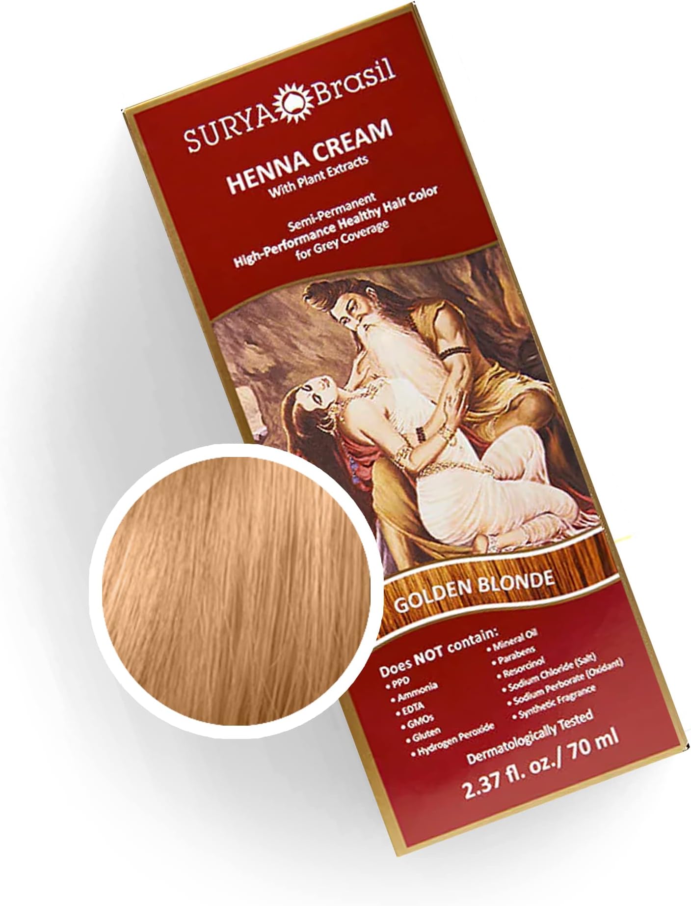 SURYA BRASILHenna Golden Blonde Cream - 2.31 Oz