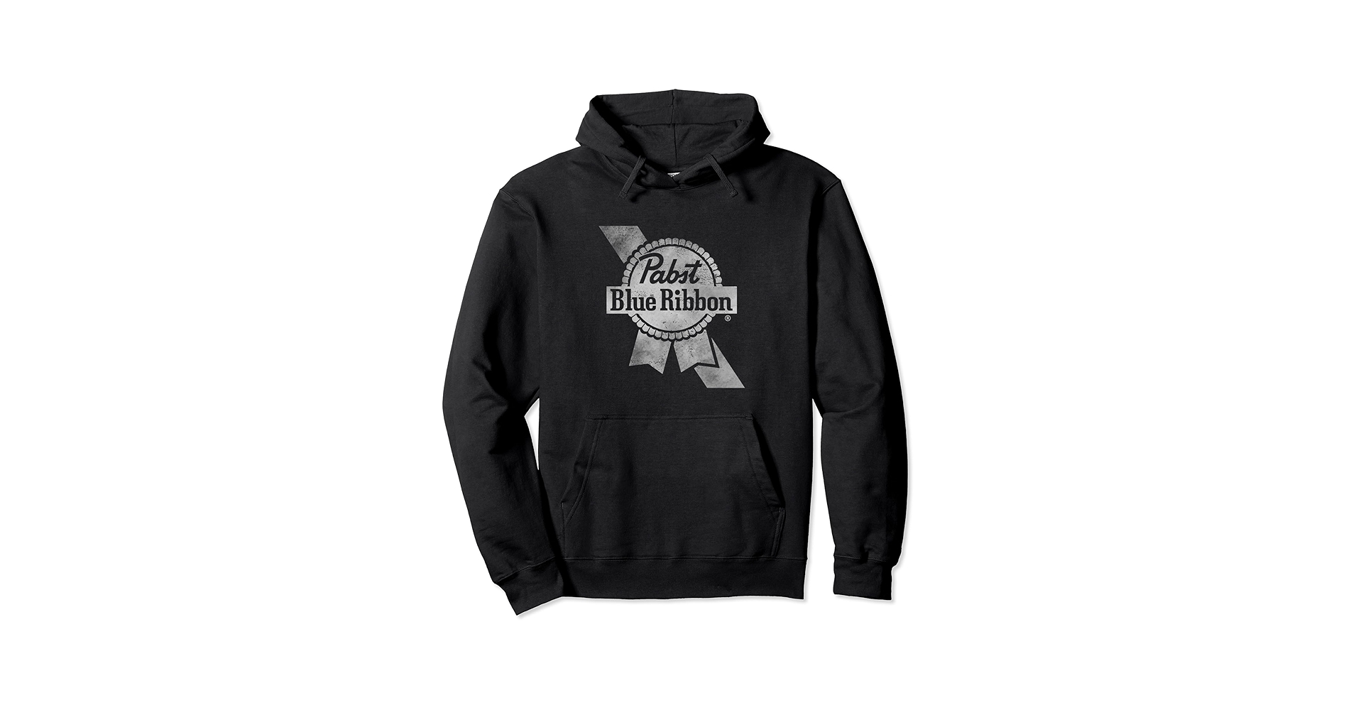 Amazon.com: Pabst Blue Ribbon Tonal Logo Pullover Hoodie