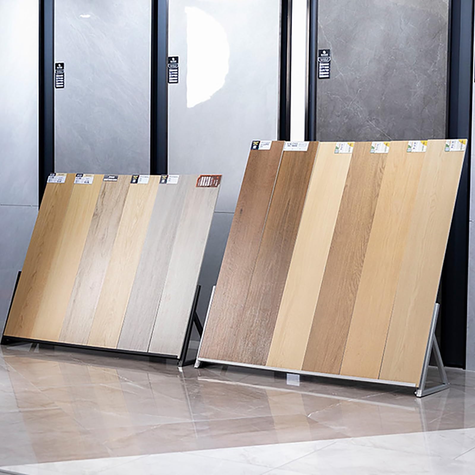 Estante de exhibición de azulejos para almacenamiento de muestras, ferias comerciales y exposiciones, organizador de 160 cm de altura, perfecto para eventos de proveedores