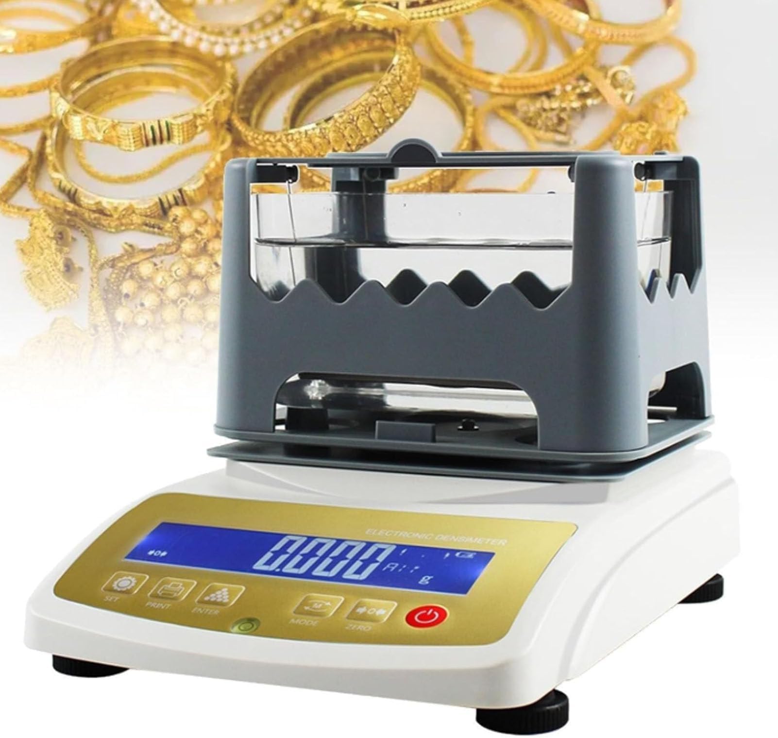 Digital Gold Purity Tester, High-Precision Metal Purity Analyzer, Density Meter for Industrial Lab Applications