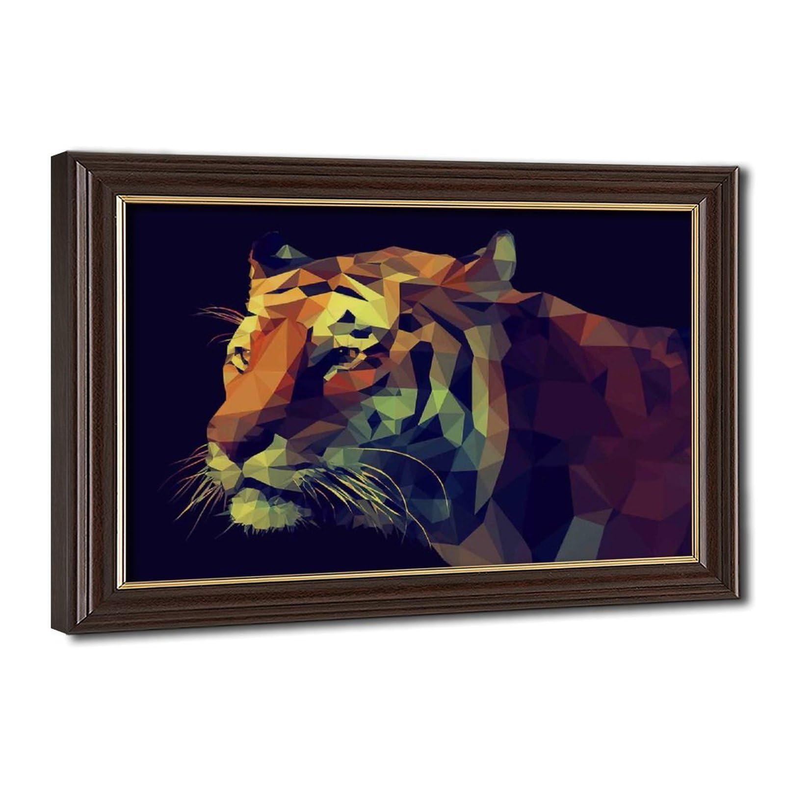 Bareronor Abstract Tiger Poster Canvas Poster Bedroom Decor Landscape Office Room Decor Gift 20" L X 30" W