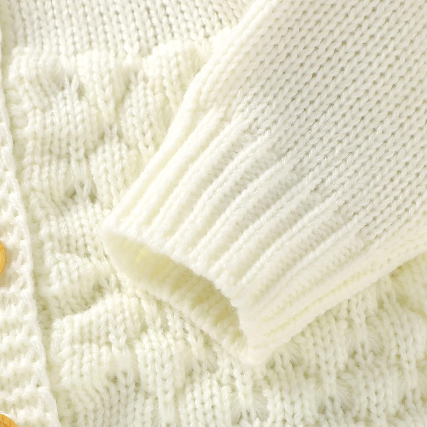 Newborn Baby Boy Girl Winter Clothes Knitted Sweater Romper Crewneck Solid Color Jumpsuit Hat Infant Fall Outfit - Image 6