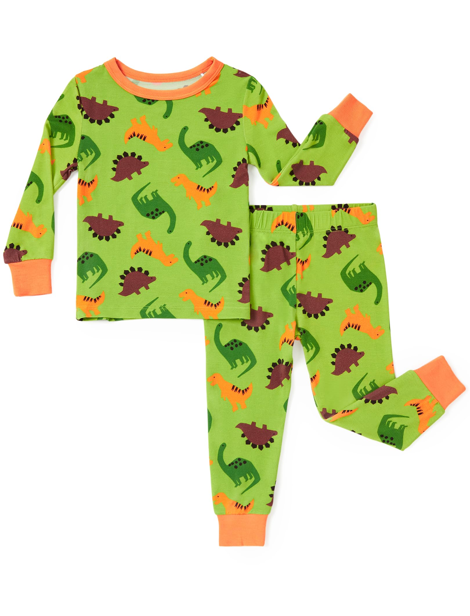 PATPAT Bamboo Viscose Pajama Sets for Toddler Boys &amp; Girls Baby Kids, Ultra-soft Snug fit Pjs Sleepers for Birthday Holiday