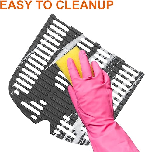 Miniatura 5 de Parrilla de hierro fundido y parrilla de cocción para Weber Traveler Portable 9010001 9020001 9030001 9013001 Parrilla de gas, piezas de repuesto