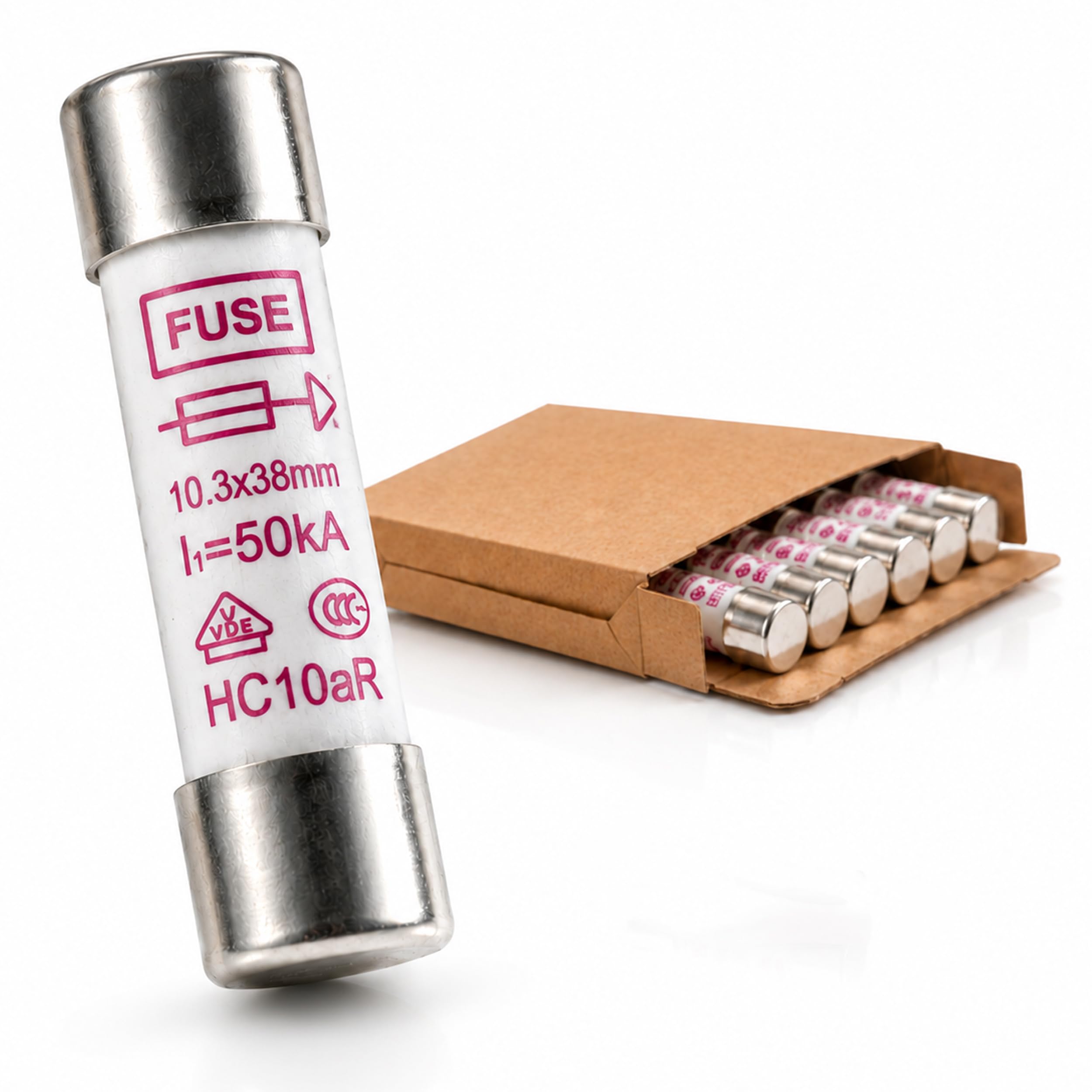 PeakTech, Fusible miniatura cerámico Set 250 mA / 1000 V, 10,3 x 38 mm, audio y alta fidelidad, 10 piezas, P 7500
