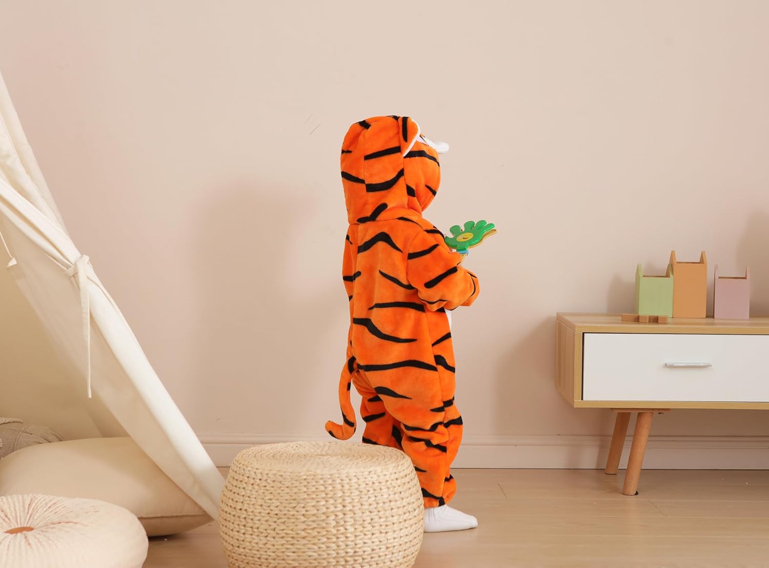 CuteOn Toddler Halloween Costume Onesie Cosplay Romper Christmas Infants Baby Costume Tiger 3Months-4Years - Image 7