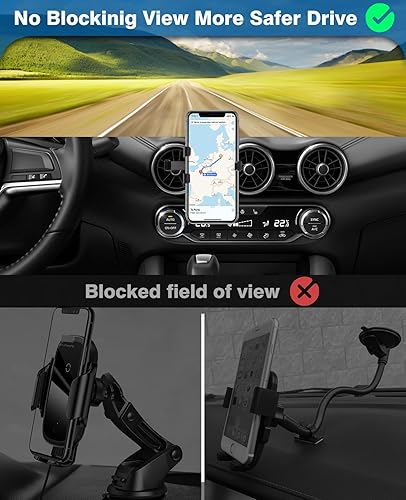 Miniatura 4 de Soporte de teléfono de coche para Nissan Sentra 2020-2023 2024, accesorios para ventilación de aire, soporte de teléfono celular, manos libres,