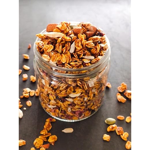 A Dough Story Turmeric Granola Artisanal Breakfast Cereal wi