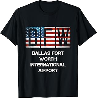 Dallas Fort Worth Airport Aviation Present T-Shirt