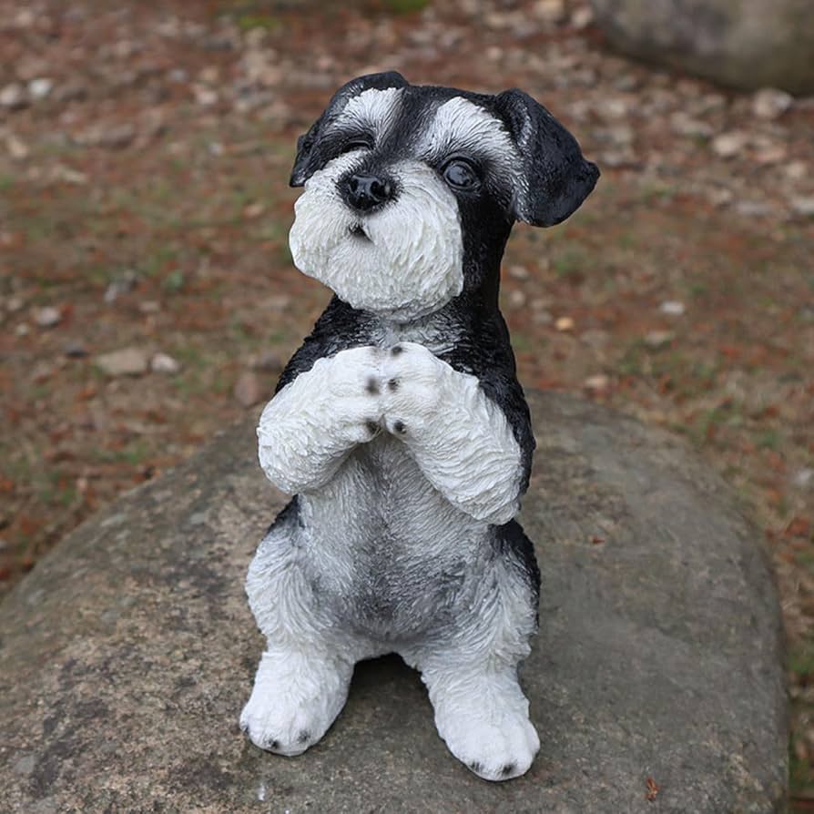 リアル　犬の樹脂製オーナメント　置物　犬　フィギュア Amazon.co.jp: 犬置き物リアル ガーデンオーナメント 犬 タイプ