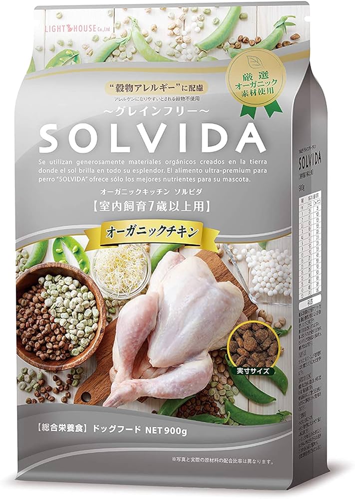 ソルビダ  シニア　 室内飼育７歳以上用 　５．８ｋｇ  ×  2袋 Amazon.co.jp: SOLVIDA ソルビダ ドッグフード グレインフリー